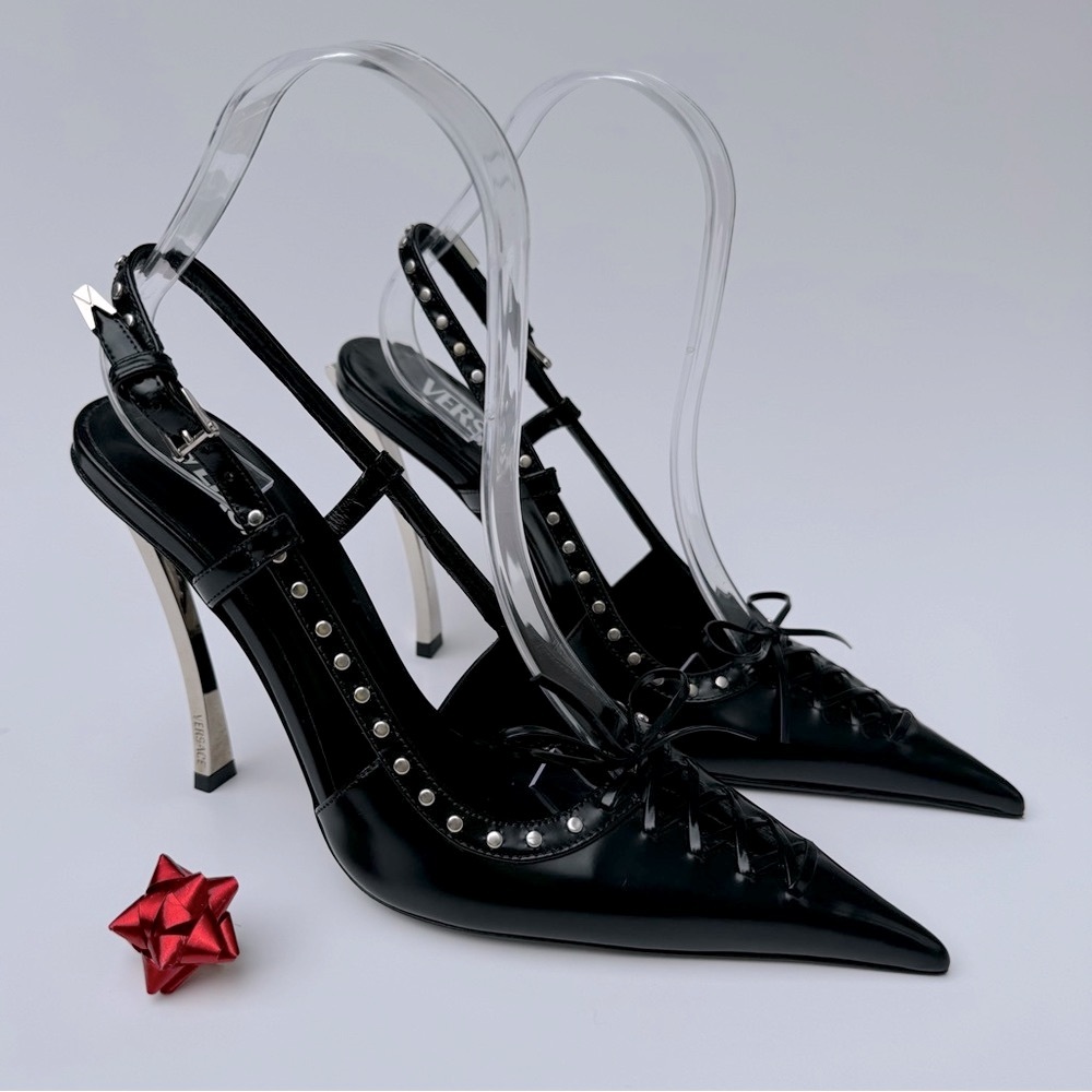 VERSACE SLINGBACK HEELS - Picture 4 of 16